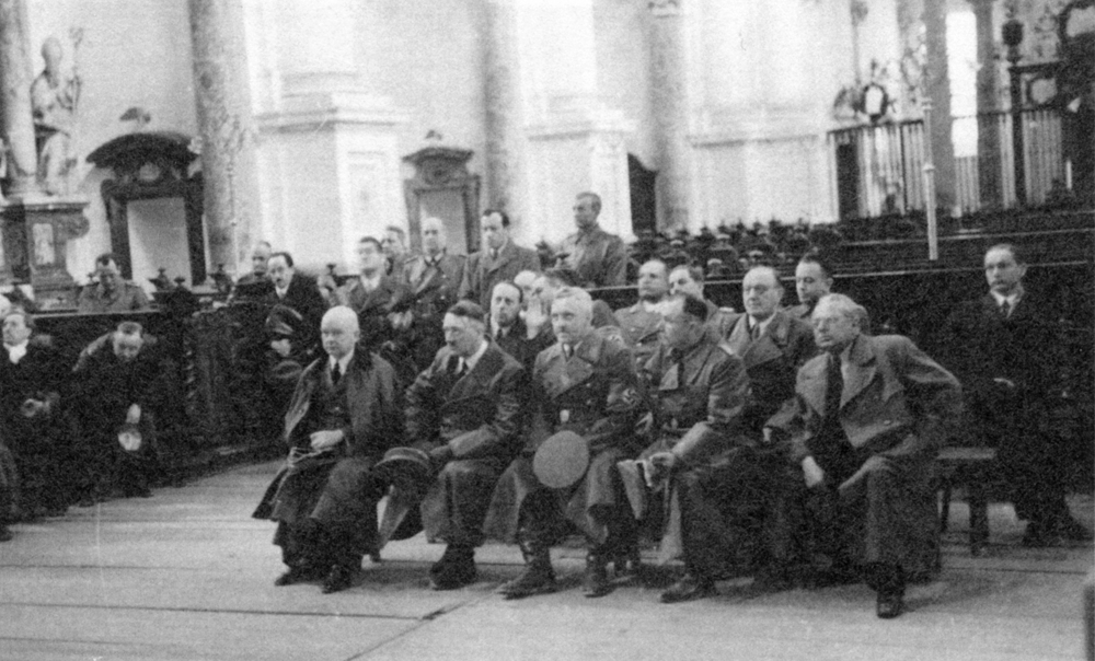 Adolf Hitler visits the Augustinian monastery of Sankt Florian